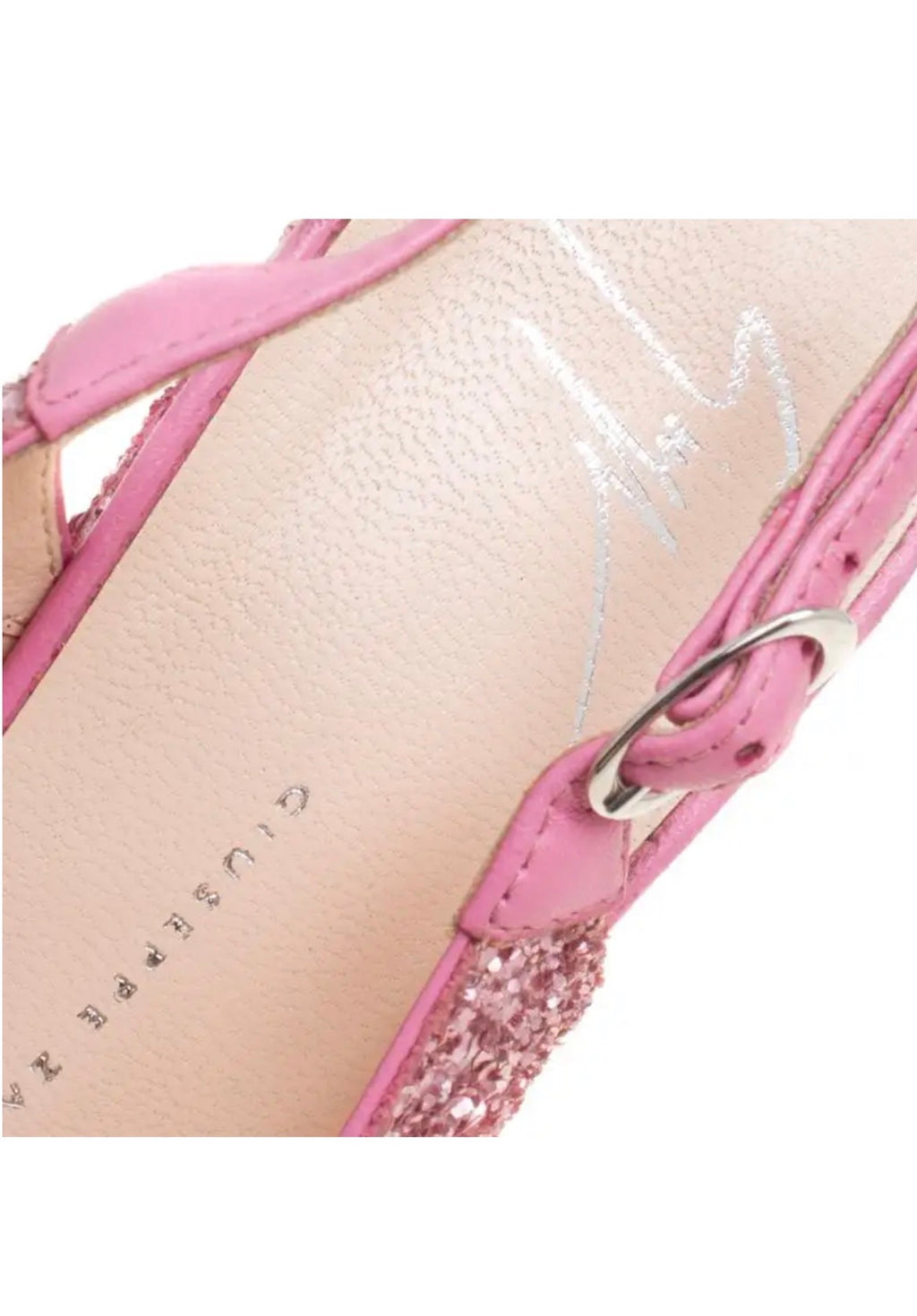 Giuseppe Zanotti CURVE JEM Pink Glitter - size 36 EU