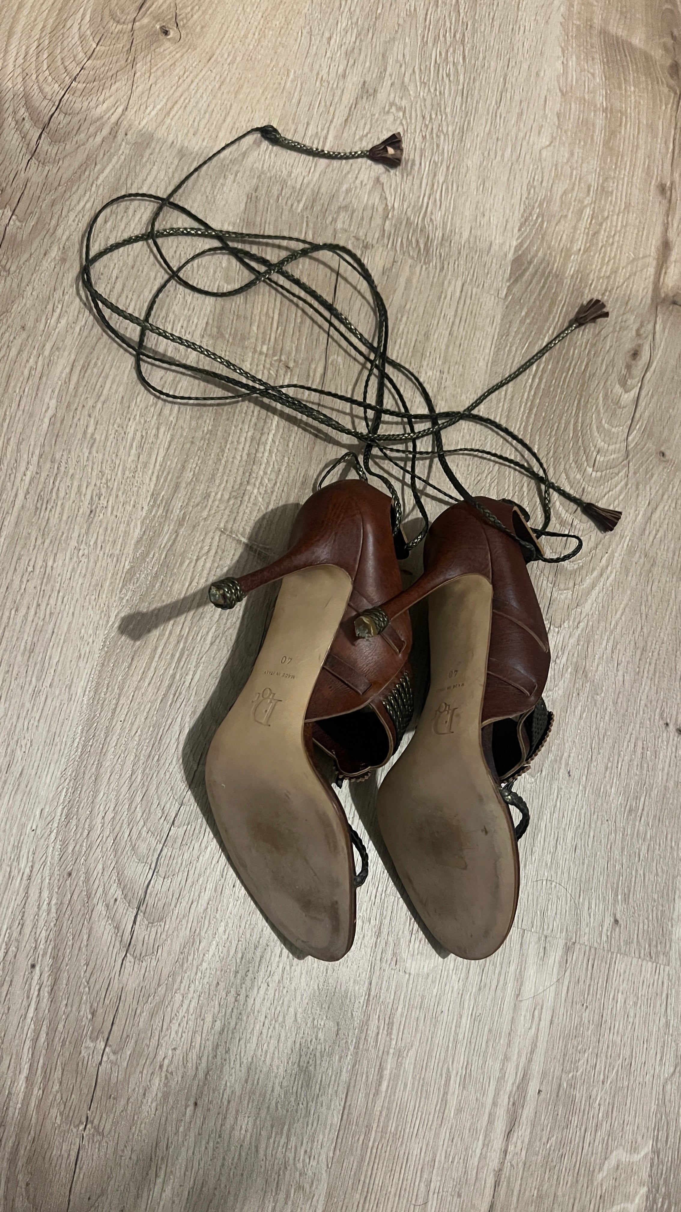 Christian Dior by John Galliano Tassel Sandals - size 40