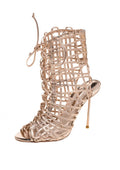 Delphine Metallic Leather Sandals 2015 - size 39 EU