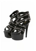 Criss-Cross Closed-Back Sandal - size 40 EU