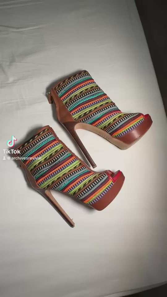 DSQUARED 2 Canvas Ankle Boots - size 39,5 EU